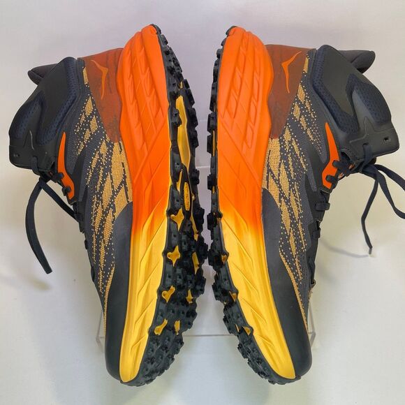 HOKA Speedgoat 5 GORE-TEX Mid Blue Graphite Amber Yellow | Men\'s 11.5 D | NEW